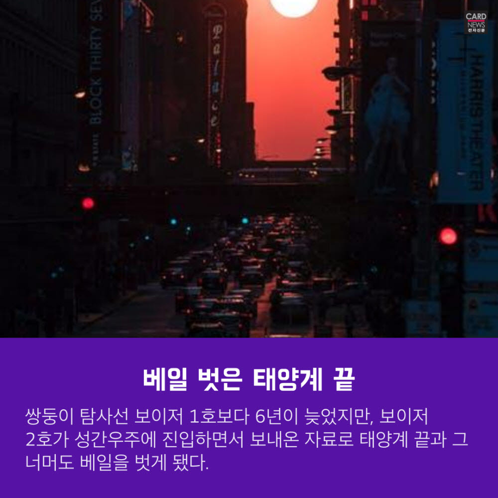 [카드뉴스]보이저 2호 '인터스텔라' 진입 성공