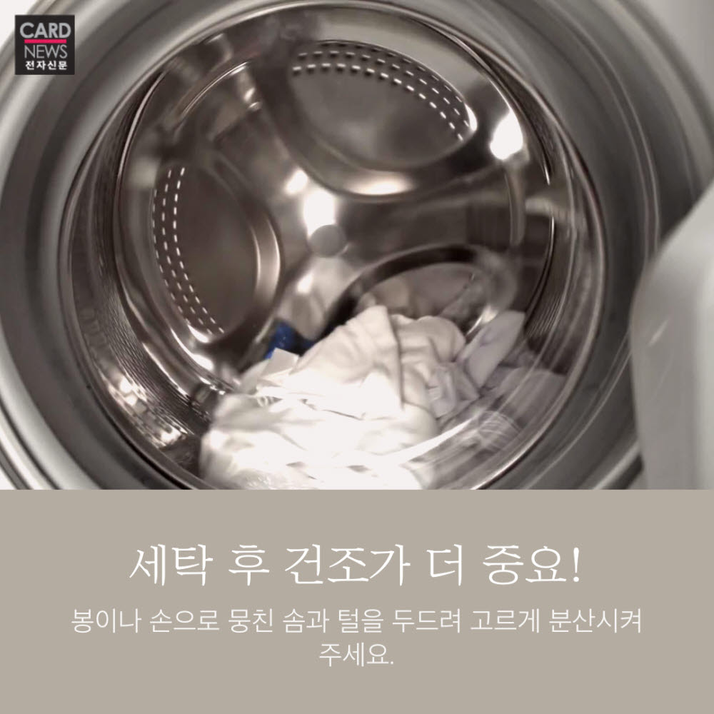 [카드뉴스]겨울옷 새 것처럼…오옷 이런 세탁법이!