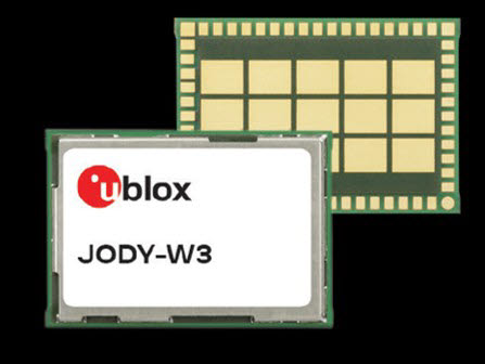 유블럭스 차량용 와이파이6 무선 모듈 JODY-W3. <사진=유블럭스>