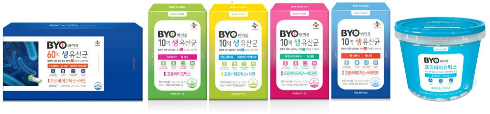 CJ제일제당, 식물성 유산균 'BYO' 라인업 강화