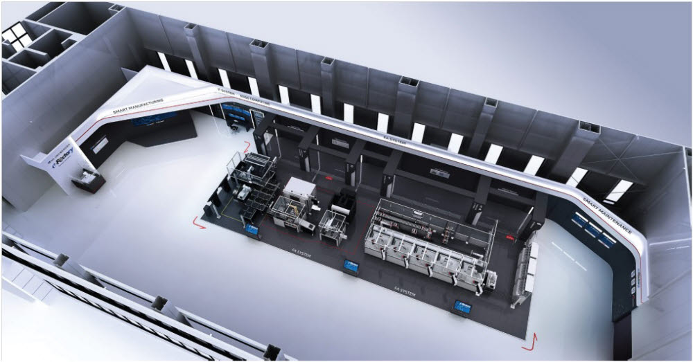 한국 이팩토리(e-F@ctory) 모델라인 전경
