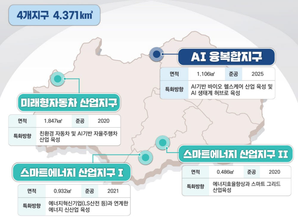 광주경제자유구역 위치도.