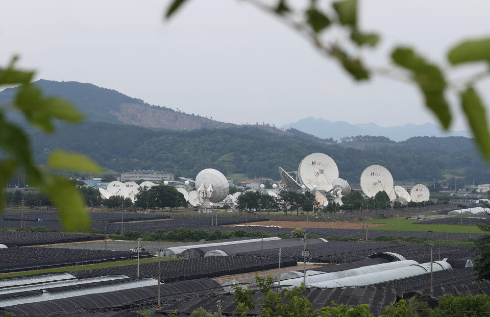 개국 50주년 맞은 KT SAT 금산위성센터