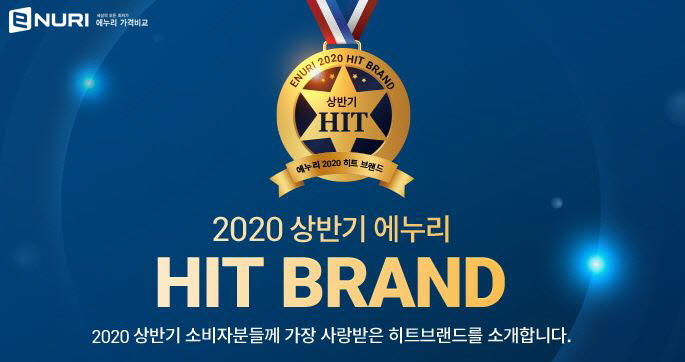 에누리 가격비교 2020 상반기 히트브랜드