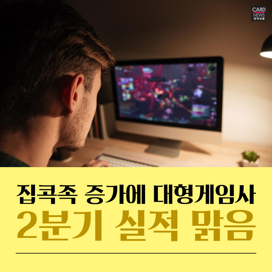 [카드뉴스]늘어나는 집콕족…게임사 3N 실적도 '쑥쑥'