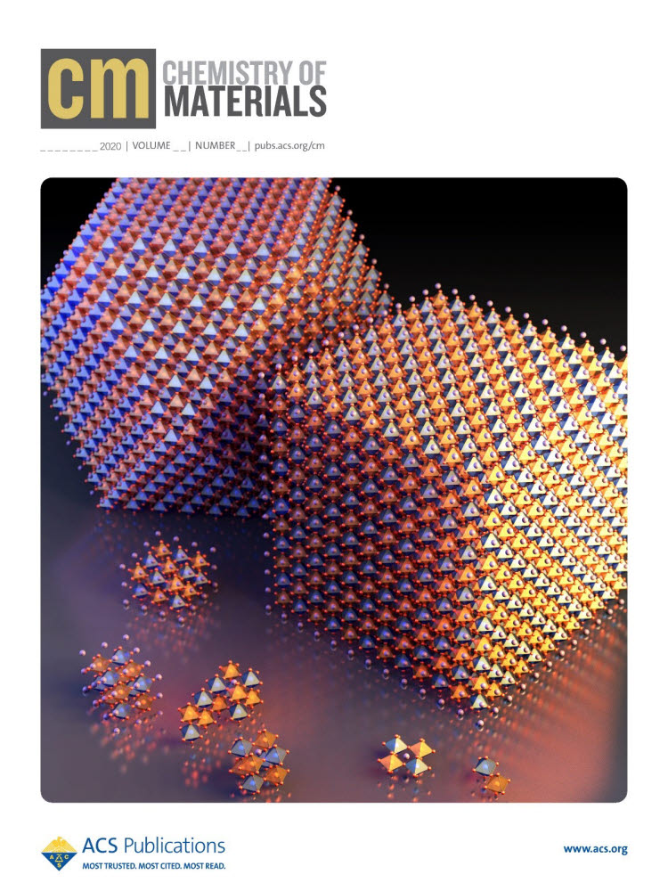 캐미스트리 오브 머터리얼즈 표지논문에 실린 이미지