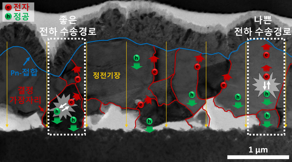 CZTSSe 차세대 태양전지의 나트륨 도핑에 따른 전하운송자 수송경로.