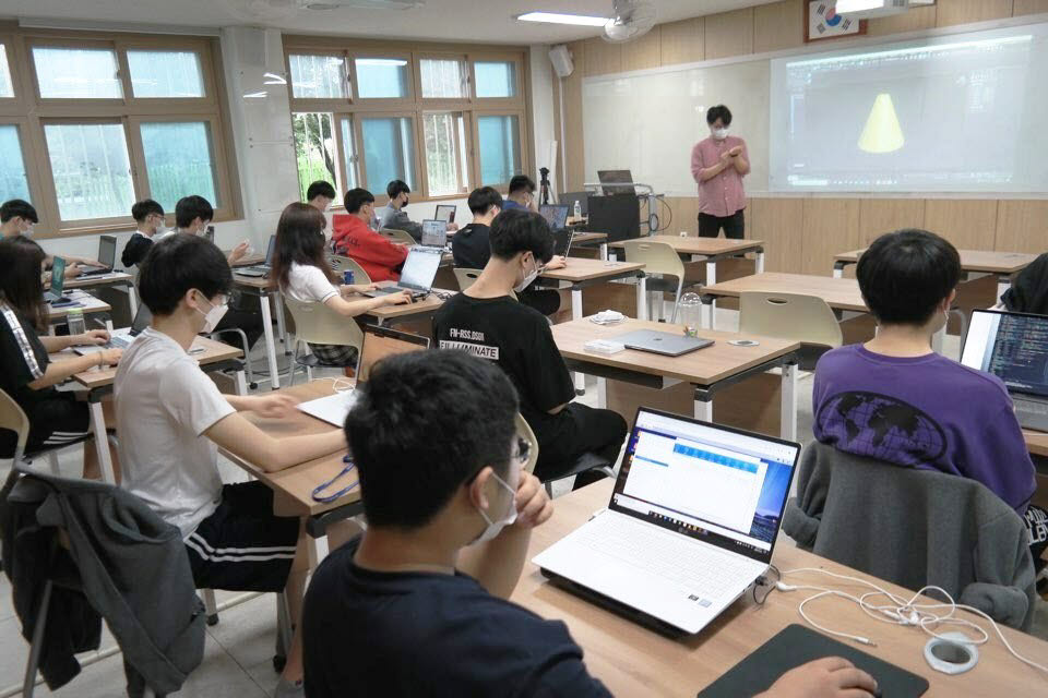 실감콘텐츠 산업을 책임질 미래인재 양성 교육 현장