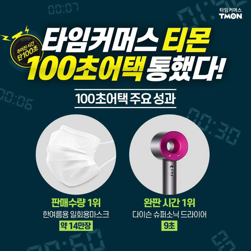 티몬 100초어택 성과