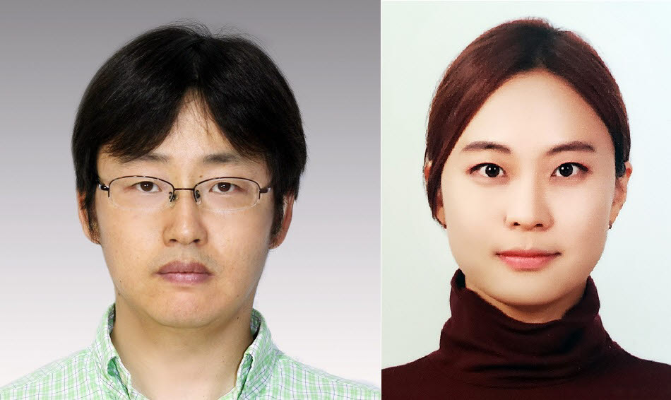 강병우 포스텍 교수(왼쪽), 김민경 통합과정생.