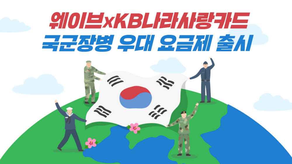 웨이브, 국군장병 15% 할인 우대 요금제 출시