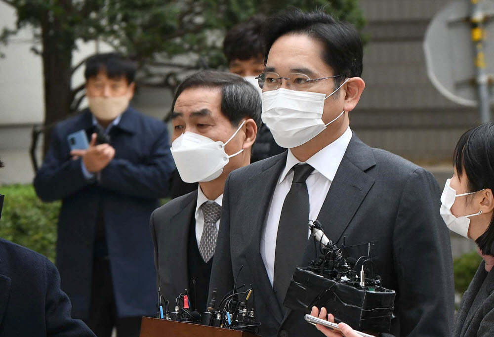 이재용 부회장 , '국정농단 파기환송심' 재판