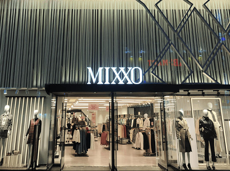 이랜드 미쏘(MIXXO) 매장