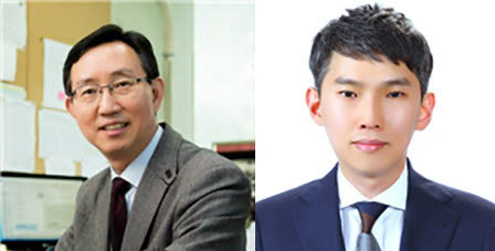 김경태 포스텍 교수(왼쪽)와 정영섭 박사