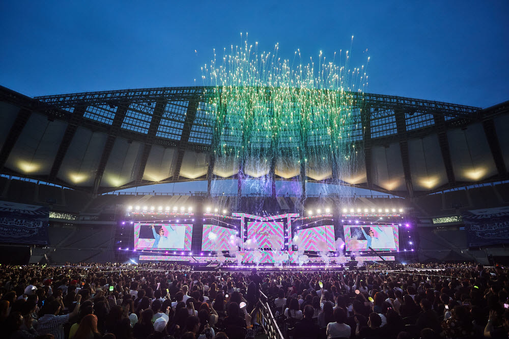 지난해 서울월드컵 경기장에서 열린 제 25회 드림콘서트. [자료:현대오일뱅크]