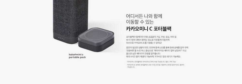 AI 스피커 '카카오미니C' 외장 배터리 연소… 전량 회수·환불