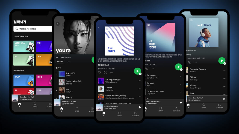 세계 최대 음악 스트리밍 서비스 Spotify, 국내 정식 출시