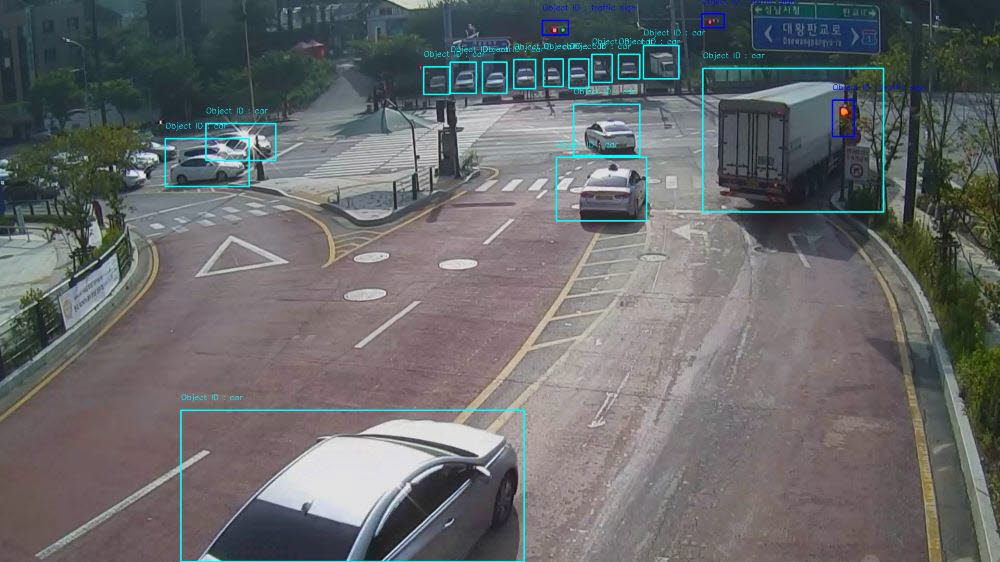 차로위반 객체인식 영상데이터 이미지