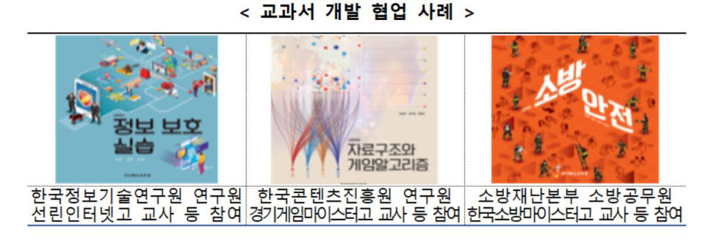 교과서 개발 협업 사례