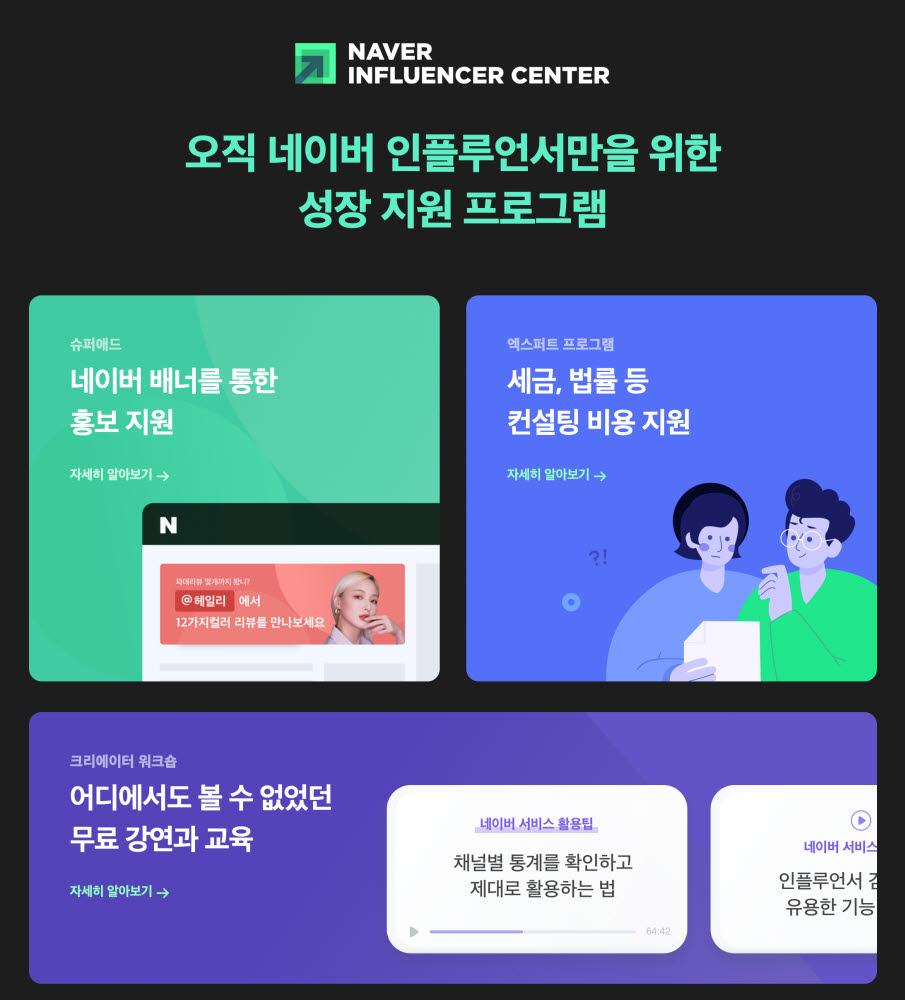 네이버, '인플루언서 검색' 창작자 전용 성장 프로그램 시작