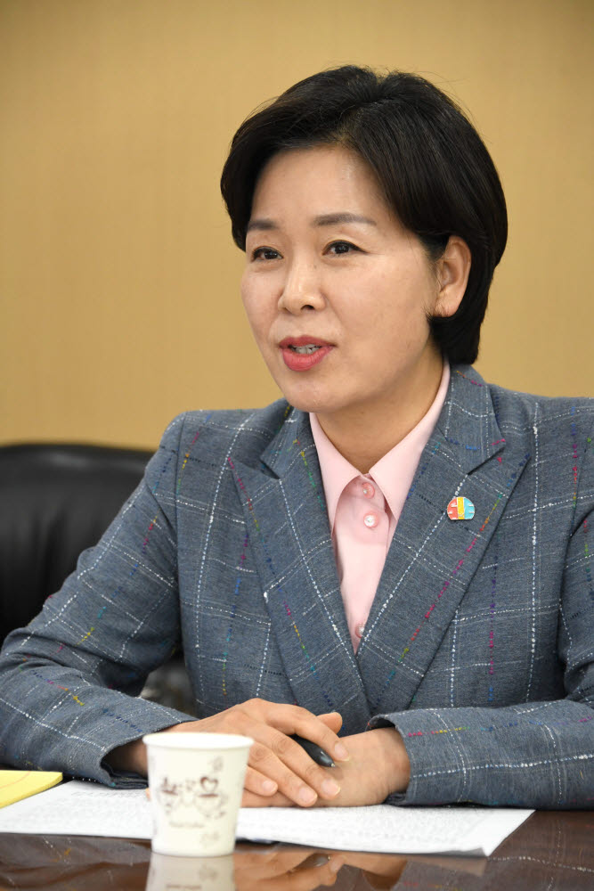 양향자 "이번은 경제선거, 박영선·김영춘 경제시장 만들겠다" 지지호소