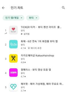 AR뷰티앱 '티커(Ticker)', 앱 통합 출시 열흘 만에 누적 다운로드 10만 달성