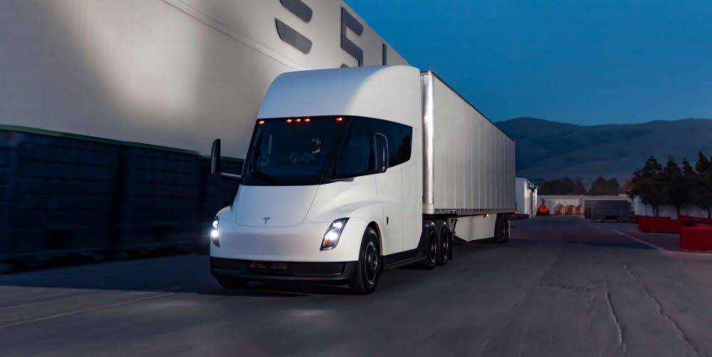 테슬라 전기트럭 세미