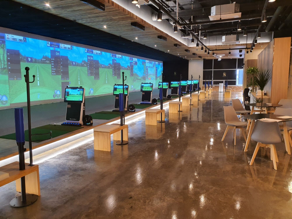 스마트골프 아카데미 옥정점 내부모습. 사진제공_스마트골프