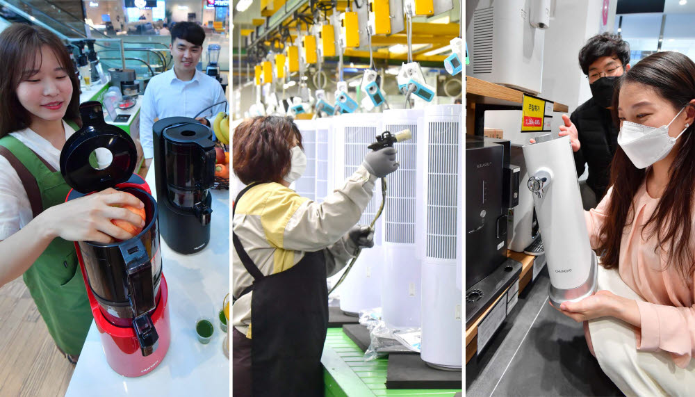 "휴롬-파세코-청호 코로나19에 더 날았다"...국내 생산 전자기업 전성기