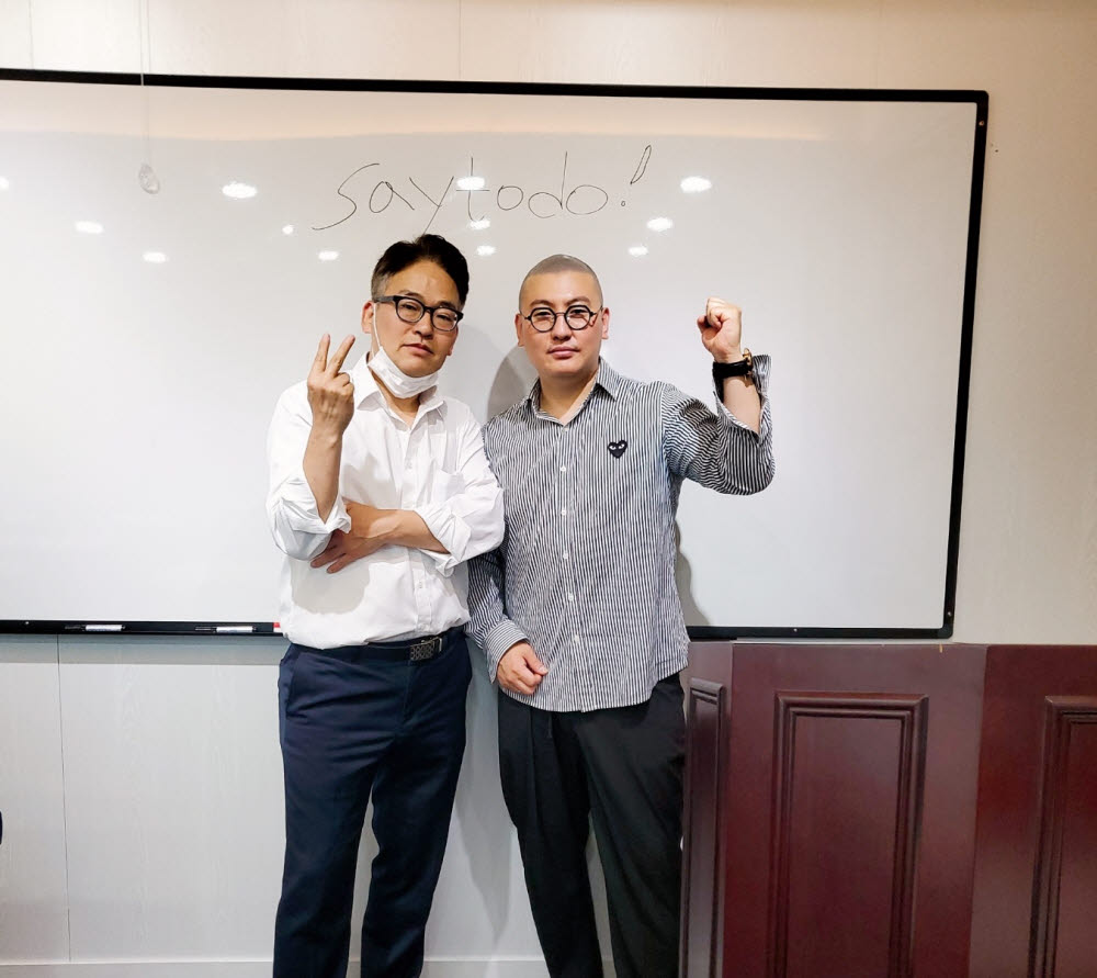 원 CTO와 노 대표.(좌측부터 순서대로.)