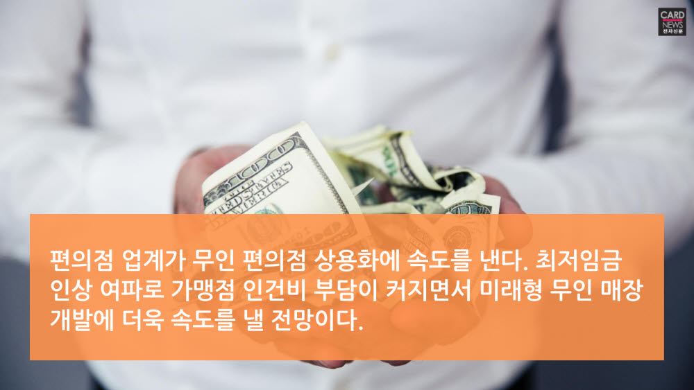 [카드뉴스]최저임금 인상에 무인편의점 속도낸다