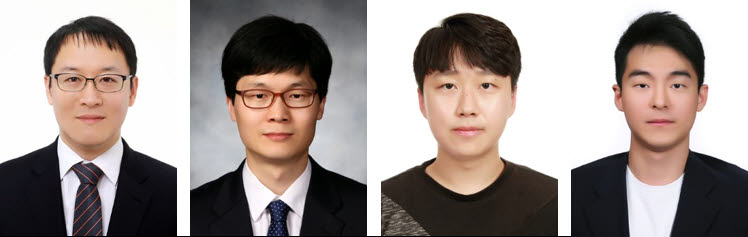 사진 왼쪽부터 최벽파 KAIST 교수, 이상헌 이화여대 교수, 장규선 KAIST 박사과정, 김세호 막스플랑크 연구소 연구원.