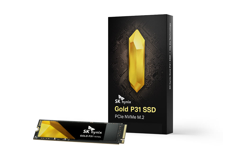 SK하이닉스 소비자용 고용량 SSD 골드(Gold) P31