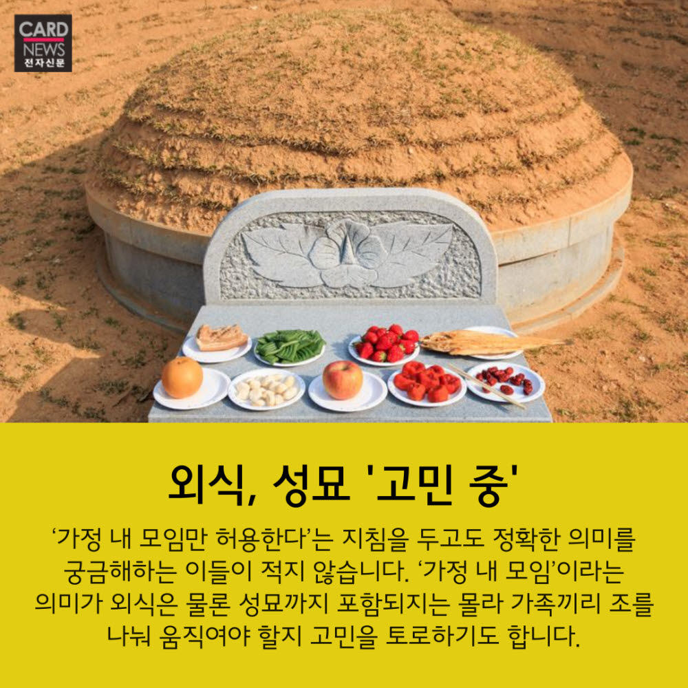 [카드뉴스]추석모임 몇명까지? “아리송해”