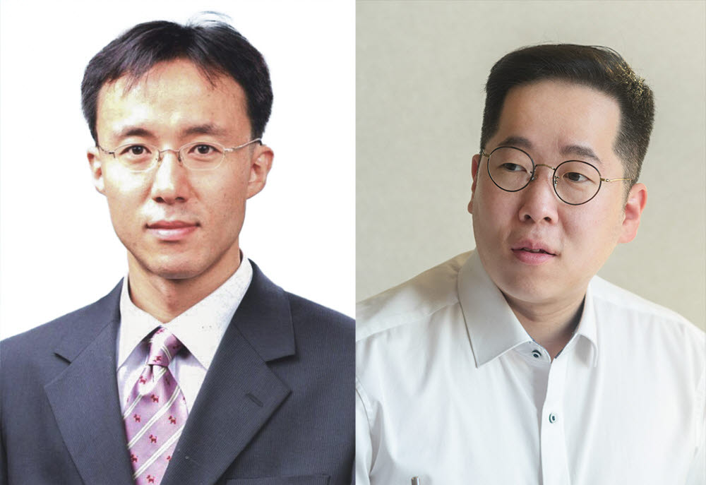 김진호 GIST 교수(왼쪽)와 백건 박사과정생.