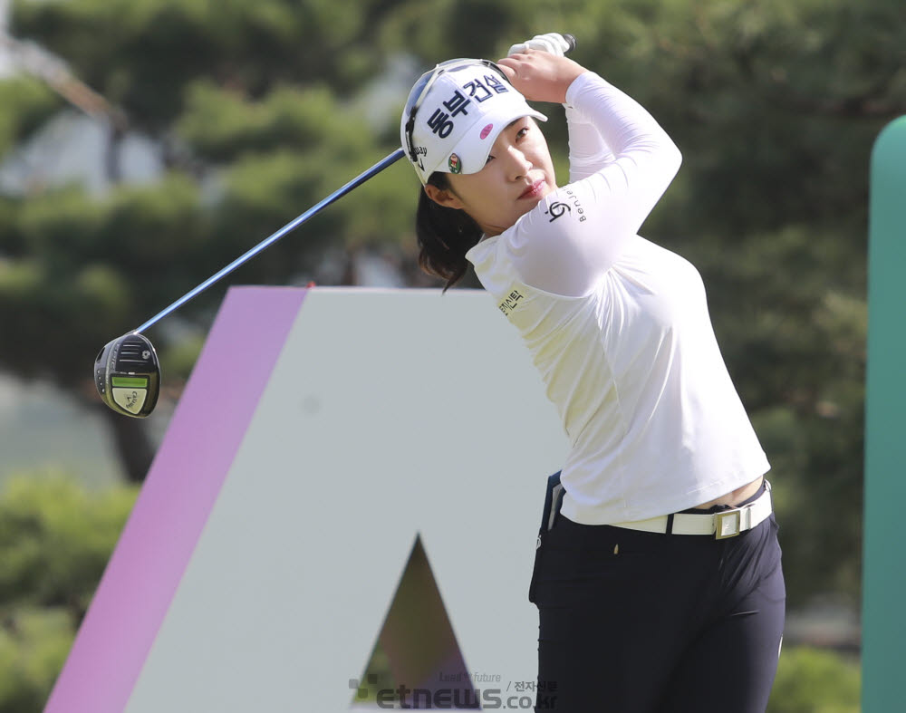 [포토]김수지, 챔피언 조에서 출발해요