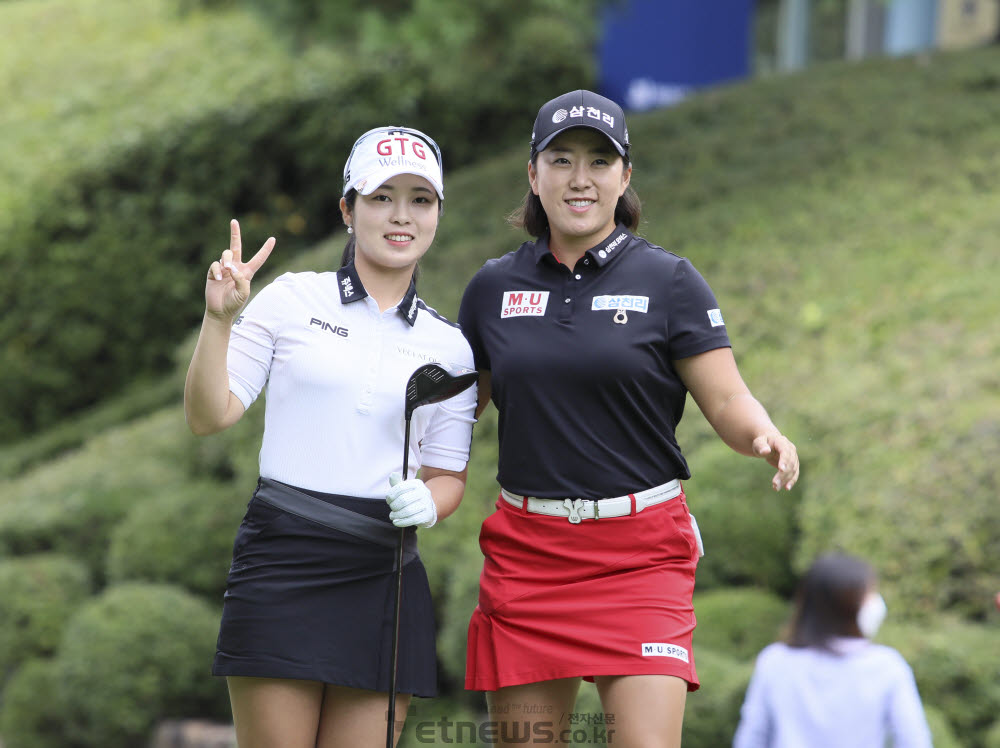 [포토]전예성-김해림, 예쁘게 출발해요