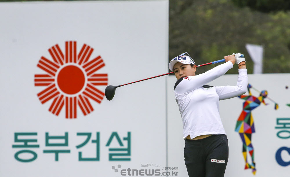 [포토]지한솔, 스폰서 대회라 욕심이 나요