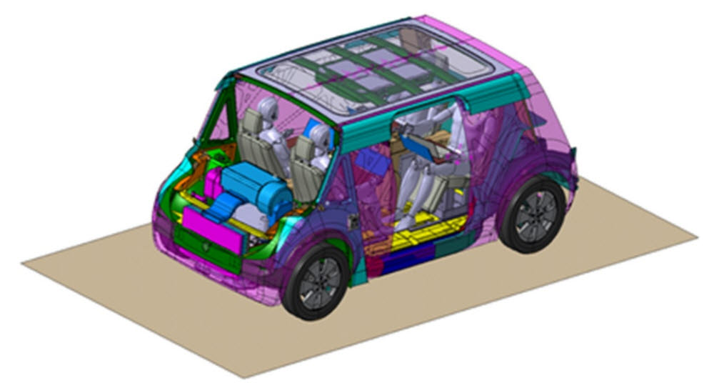월드오토스틸 자율주행 차량 개발 프로젝트 스틸E모티브(Steel E-Motive·SEM) 개념설계안. [사진=월드오토스틸]