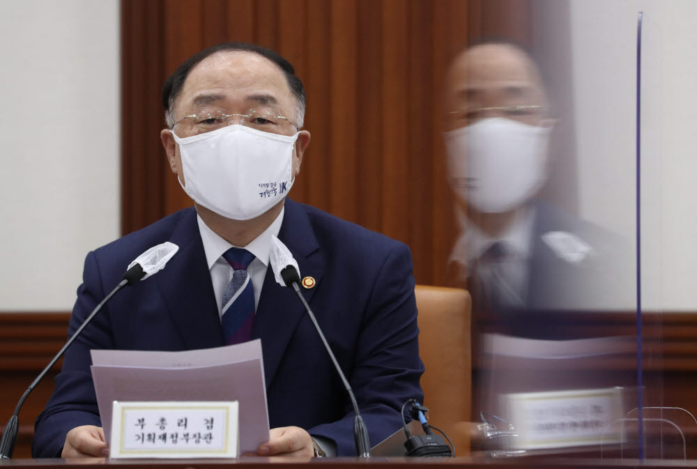 홍남기 부총리 겸 기획재정부 장관. (사진=연합뉴스)