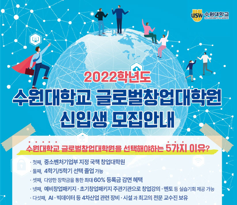 수원대학교, 2022학년도 전기 신입생 모집