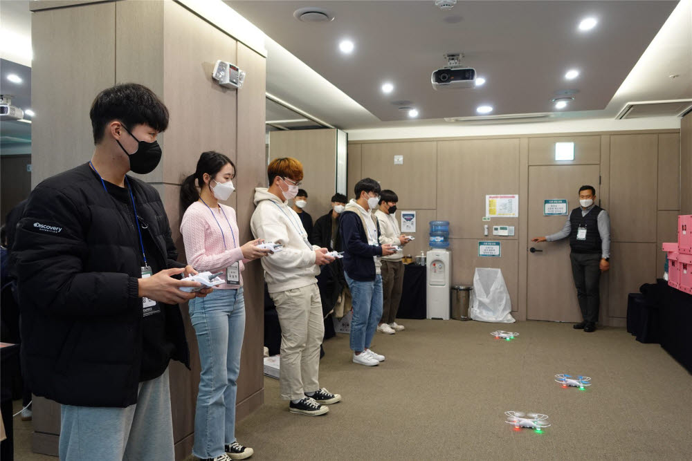 전남대 공학교육혁신센터 드론코딩교육 비행실습.