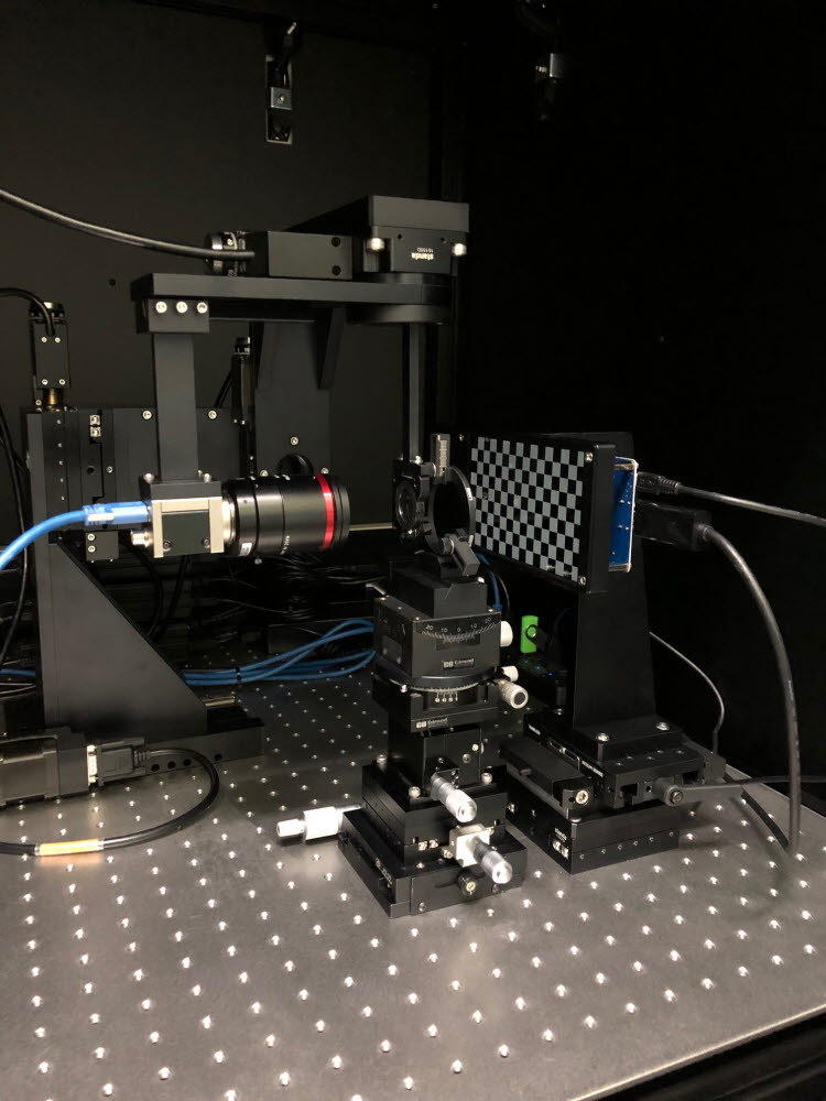 표준연 연구진이 개발한 광특성 및 영상품질 측정기술 장비. VR·AR 기기 HW 성능평가에 쓰인다.
