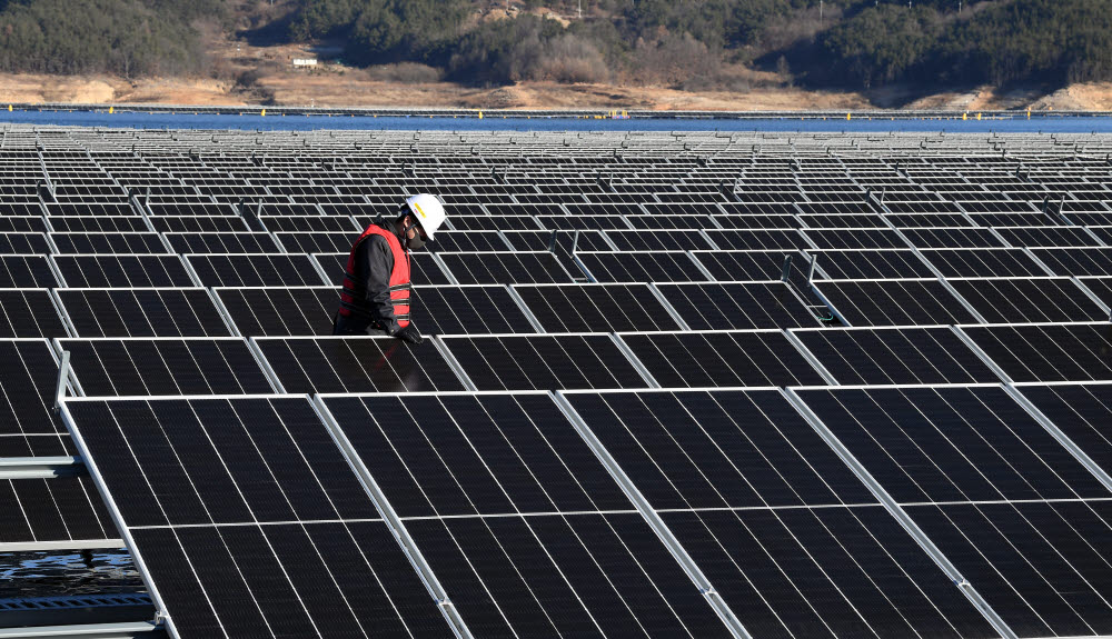국내 최대 규모 수상태양광으로 탄소중립 실현