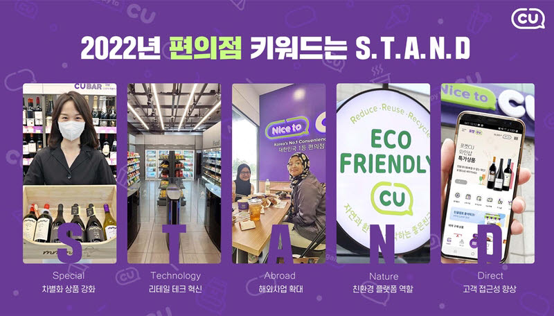 2022년 편의점 키워드 S.T.A.N.D