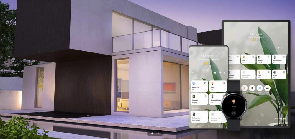 삼성전자 스마트싱스 소개 화면(자료: 삼성전자 홈페이지)