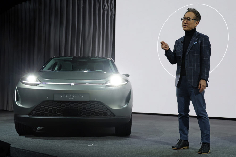 [CES 2022]요시다 켄이치로 소니 CEO, 비전-S SUV 전기차 공개