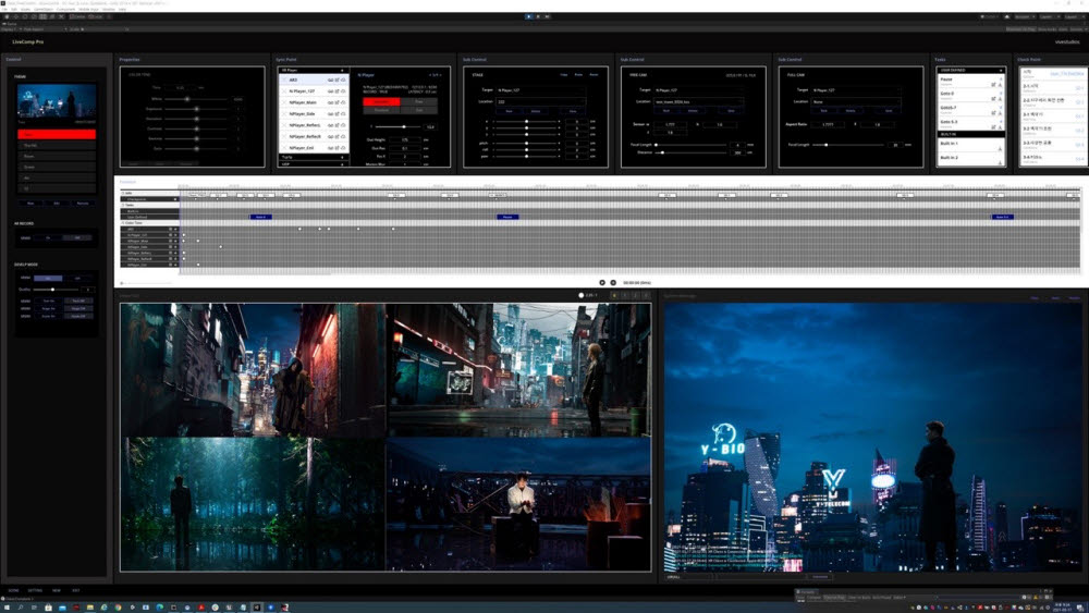 비브스튜디오스가 VIT 솔루션으로 버추얼 프로덕션을 통합제어했다.