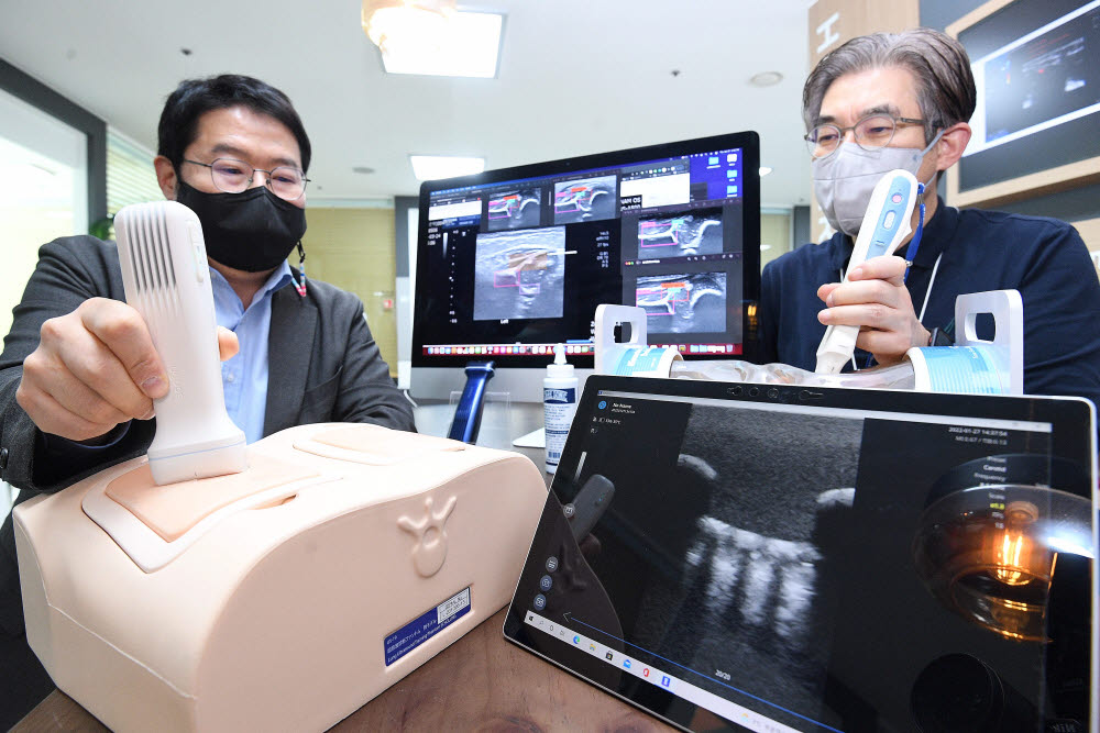 힐세리온, 휴대용 초음파 진단기에 인공지능 탑재