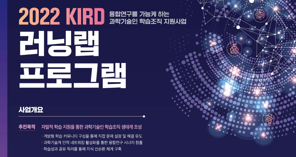 KIRD, 2022년 러닝랩 프로그램 참가자 모집...규모 2배 확대